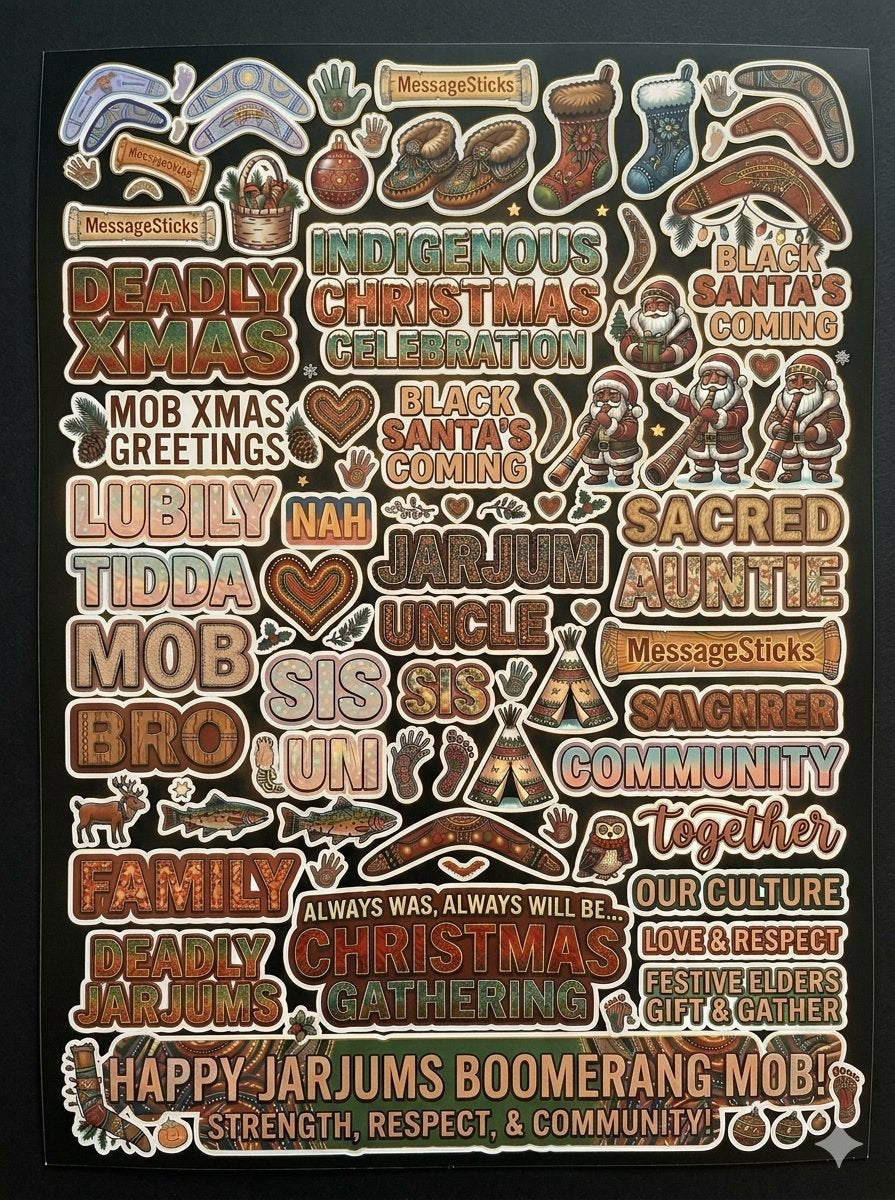 Christmas aboriginal Digital product